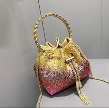 Load image into Gallery viewer, Rhinestone Bucket Bag
